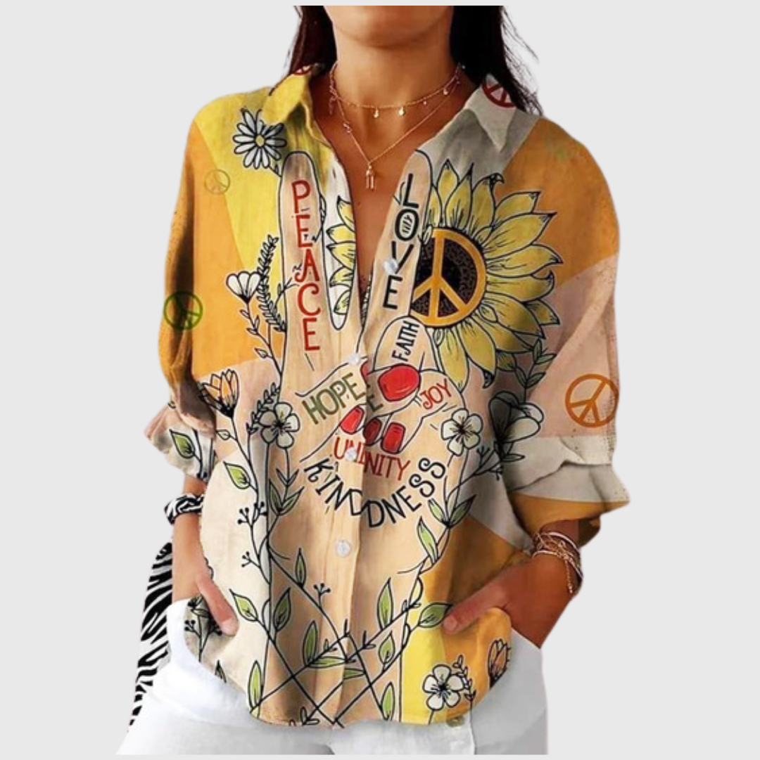 Lightweight Printed Blouse