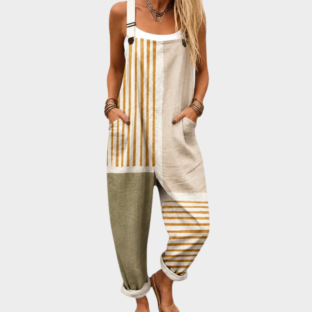 Maeve™ | Contrast Stripe Jumpsuit