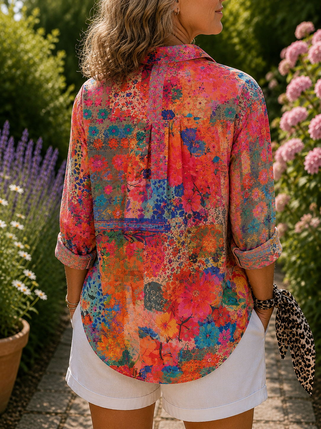 Anica | Vibrant Artistic Blouse