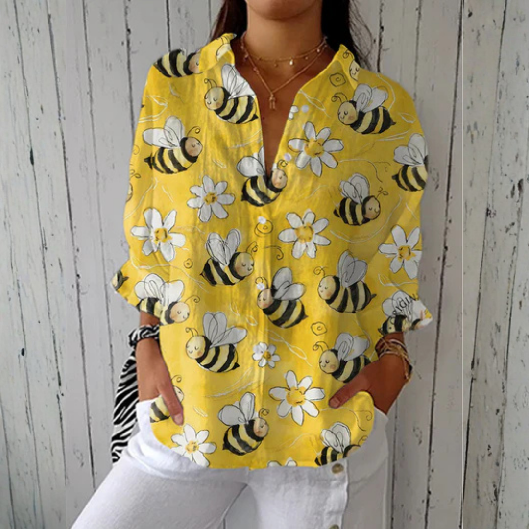 Nancy Bee Blouse detail