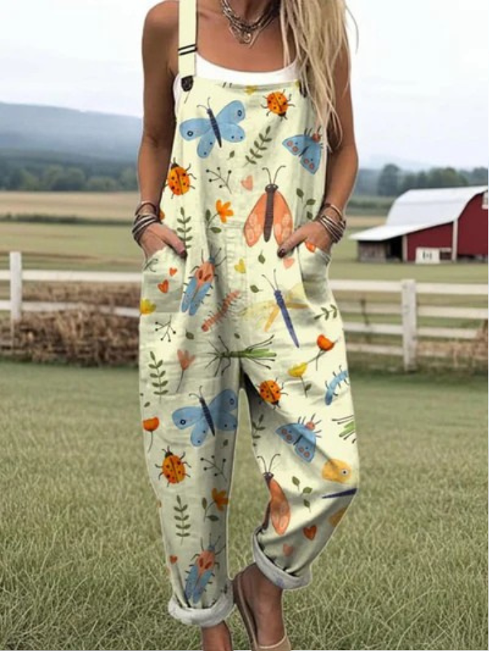 Melany | Lightweight Vintage Jumpsuit