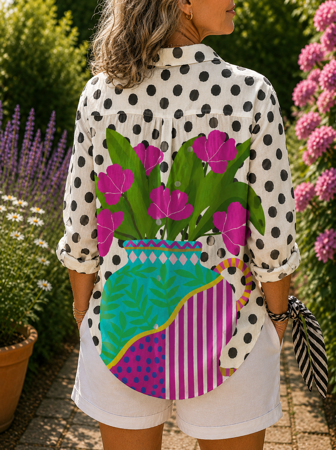Amara | Vase Floral Blouse