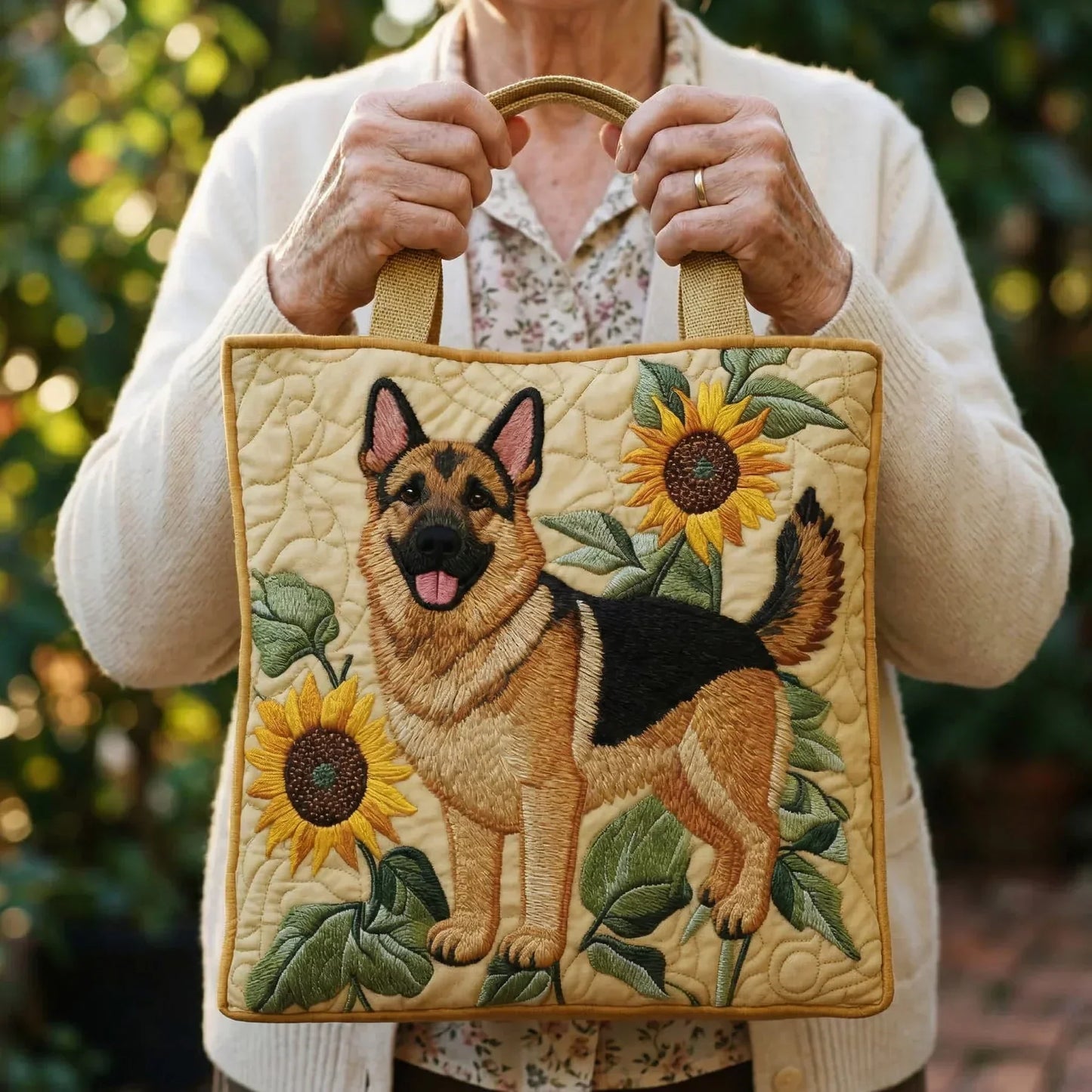 Sack Artisanal - German Dog Floral