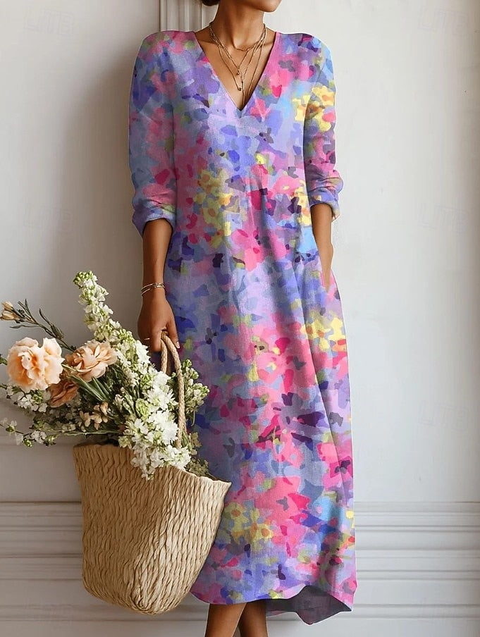 Lola | Lavender Bloom Maxi Dress