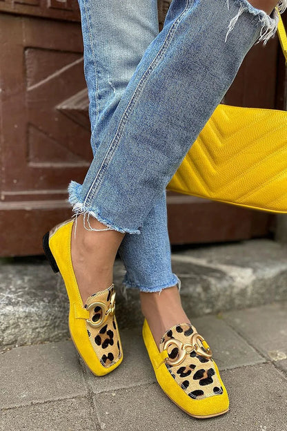 Stelle Animal Print Loafers
