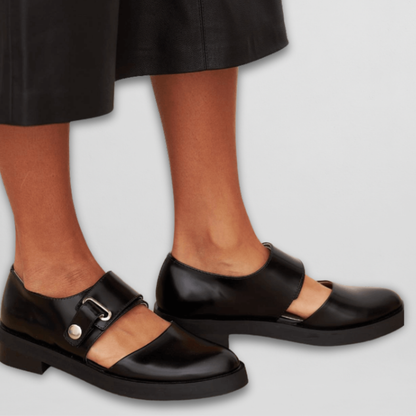 Sara Classic Mary Jane Shoes with Adjustable Buckle