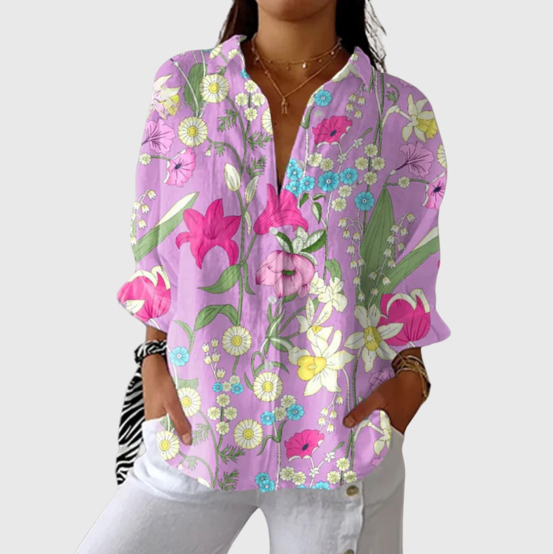 Lightweight Printed Blouse