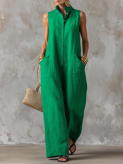 Jerline | Sleeveless Jumpsuit