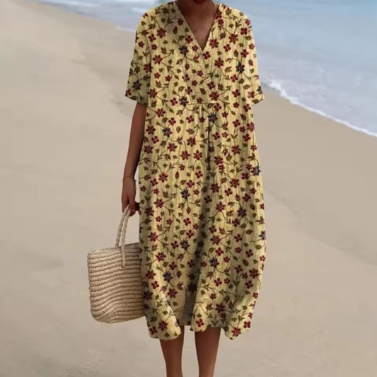Ayla™ | Bloomside V-Neck Beach Dress