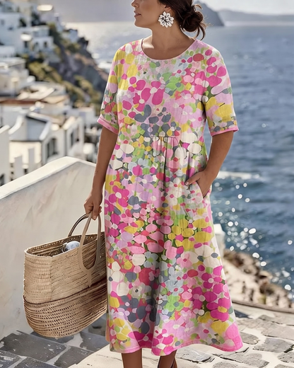 The Santorini Midi Dress