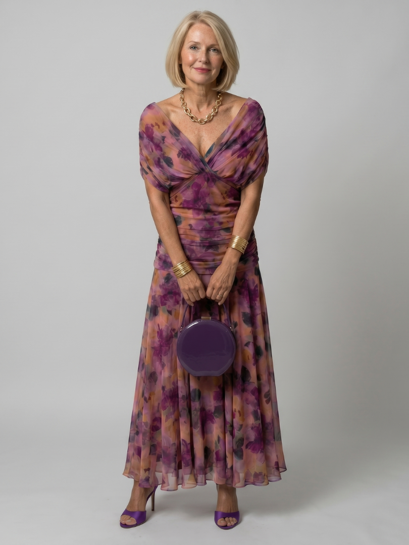 Celeste | Flow Midi Dress