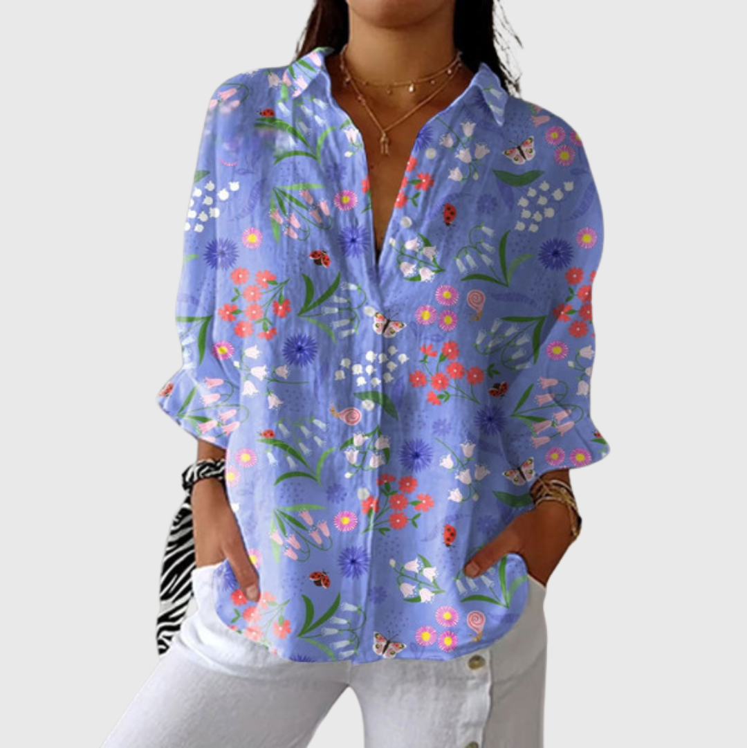 Lightweight Printed Blouse