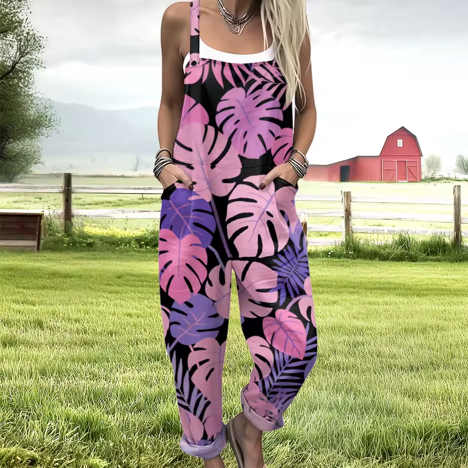 Tropical Violet Overalls