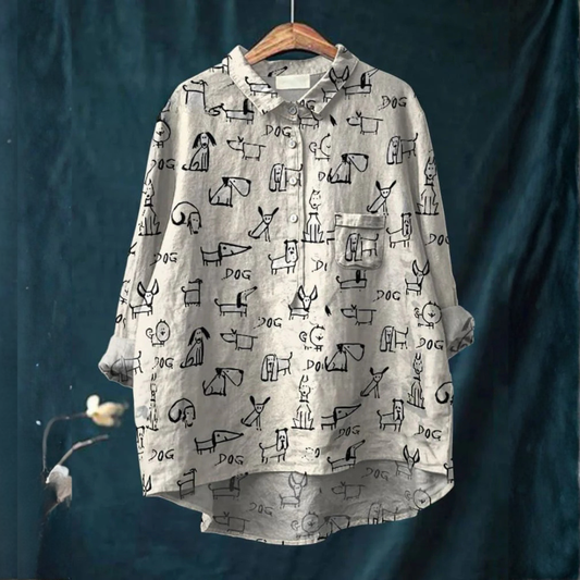 Patrizia | Women's Longline Patterned Shirt