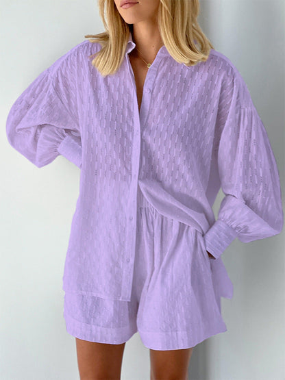 Elizabeth™ – Breezy Shirt & Shorts Set