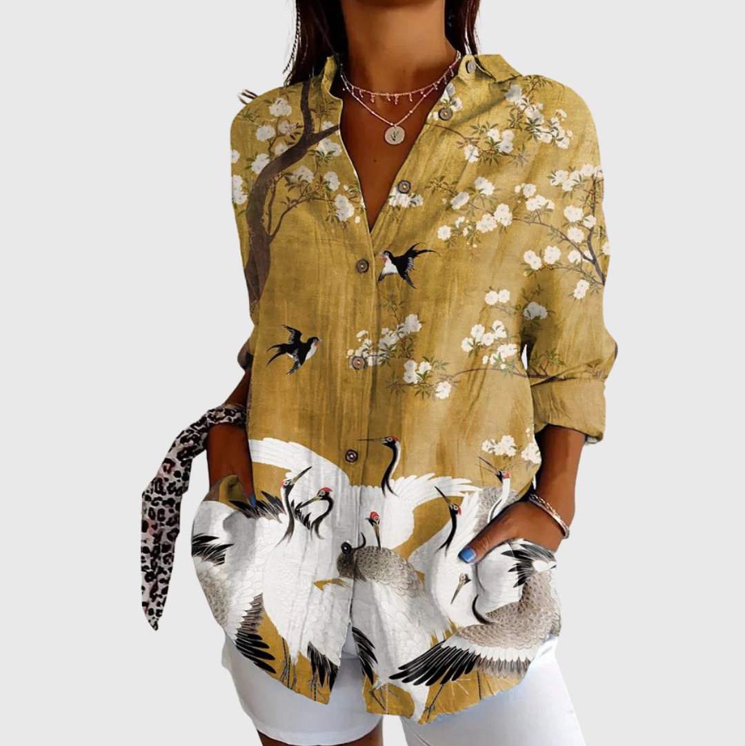 Lightweight Printed Blouse