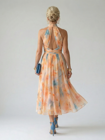 Rosalie | Soft Halter Midi Dress