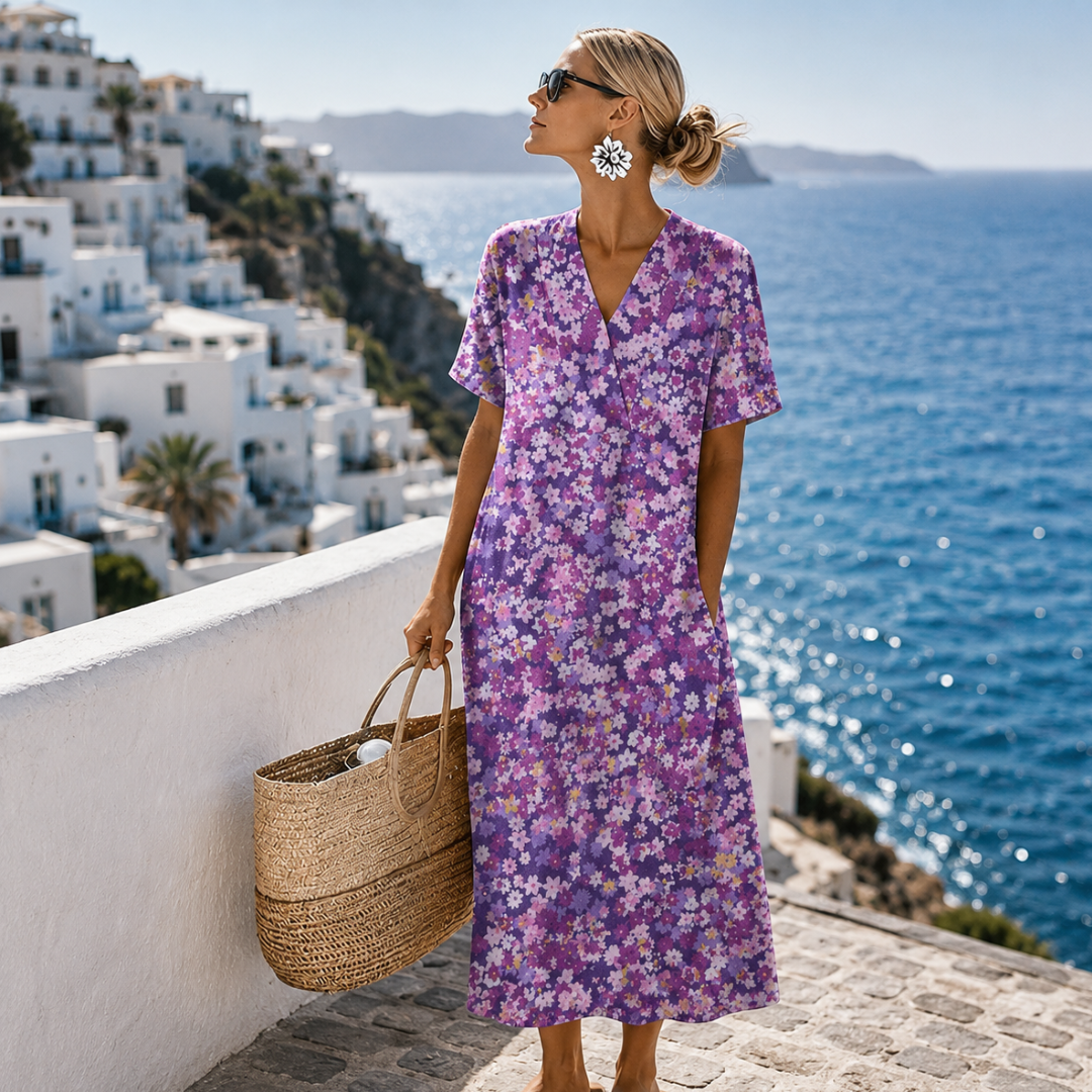 Lightweight Printed Maxi Dress