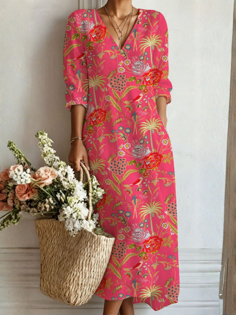 Poppy | Tropical Bloom Maxi Dress
