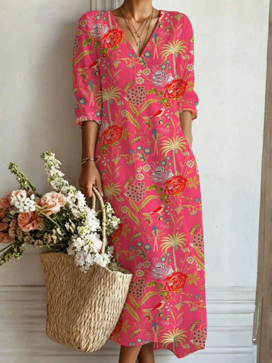 Poppy | Tropical Bloom Maxi Dress