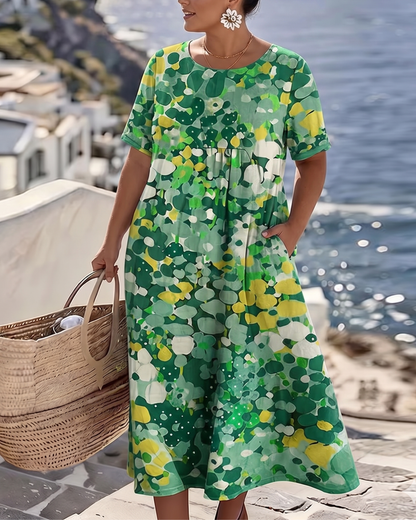 The Santorini Midi Dress