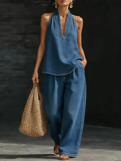 Martina | Flowing V-Neck Long Dress