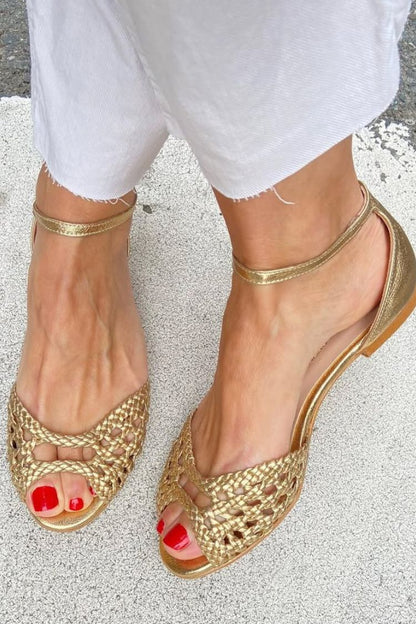 Hazel - Elegant Braided Sandals for Summer