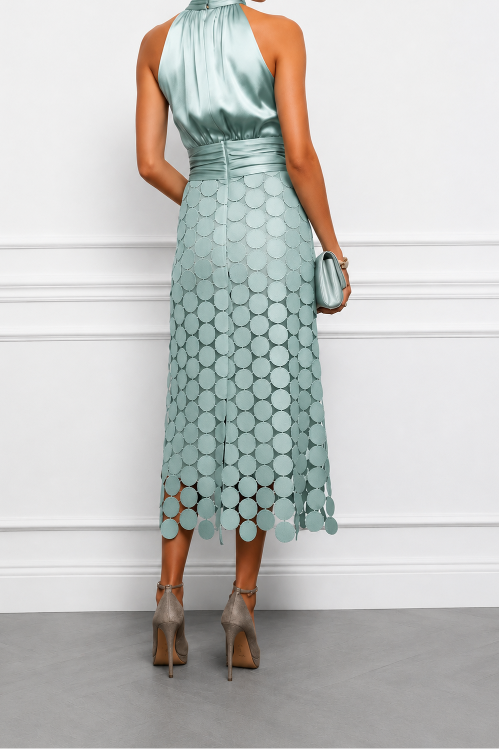 Celine | Elegant Midi Dress for Ceremonies