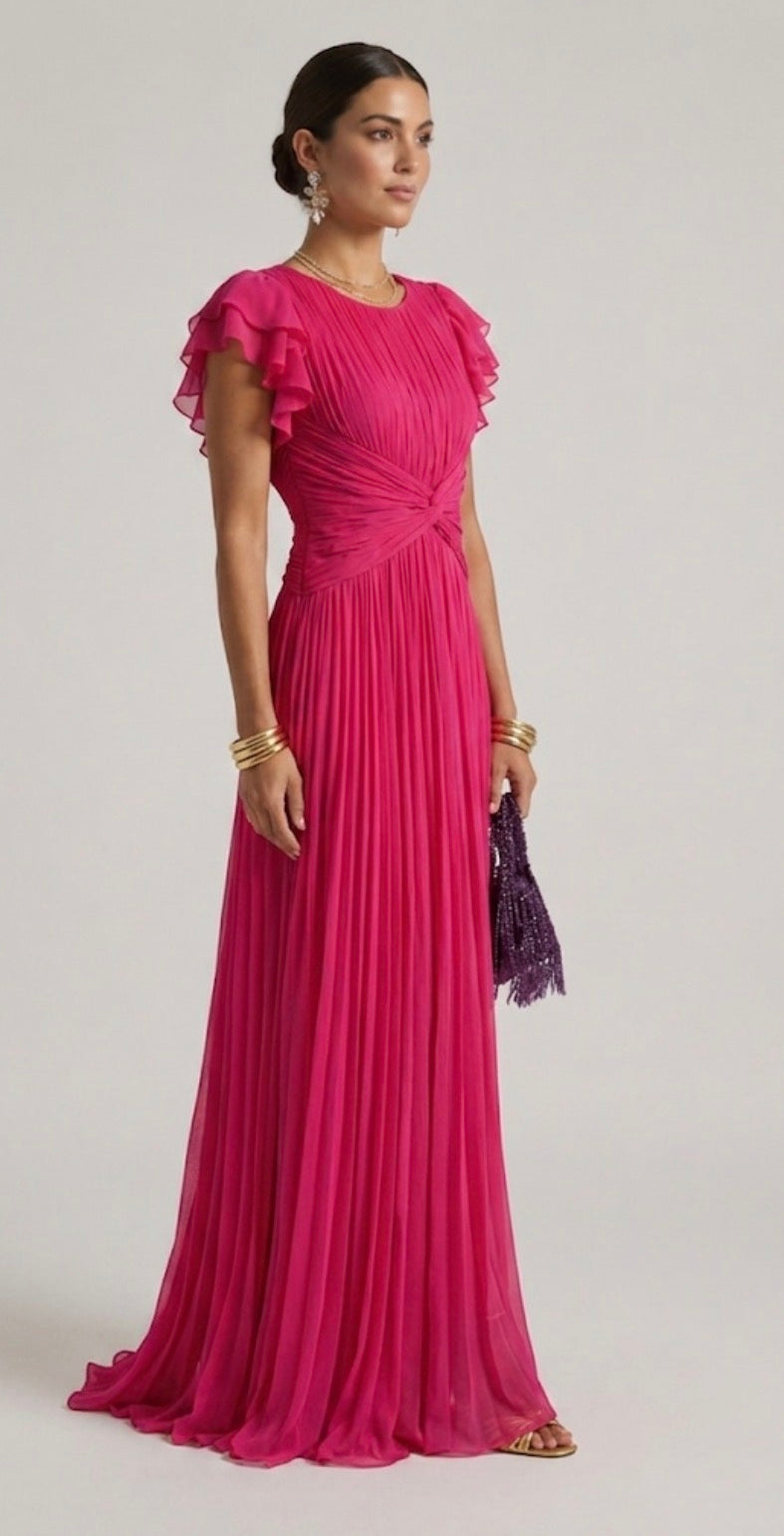 Juliette | Pleated Evening Dress