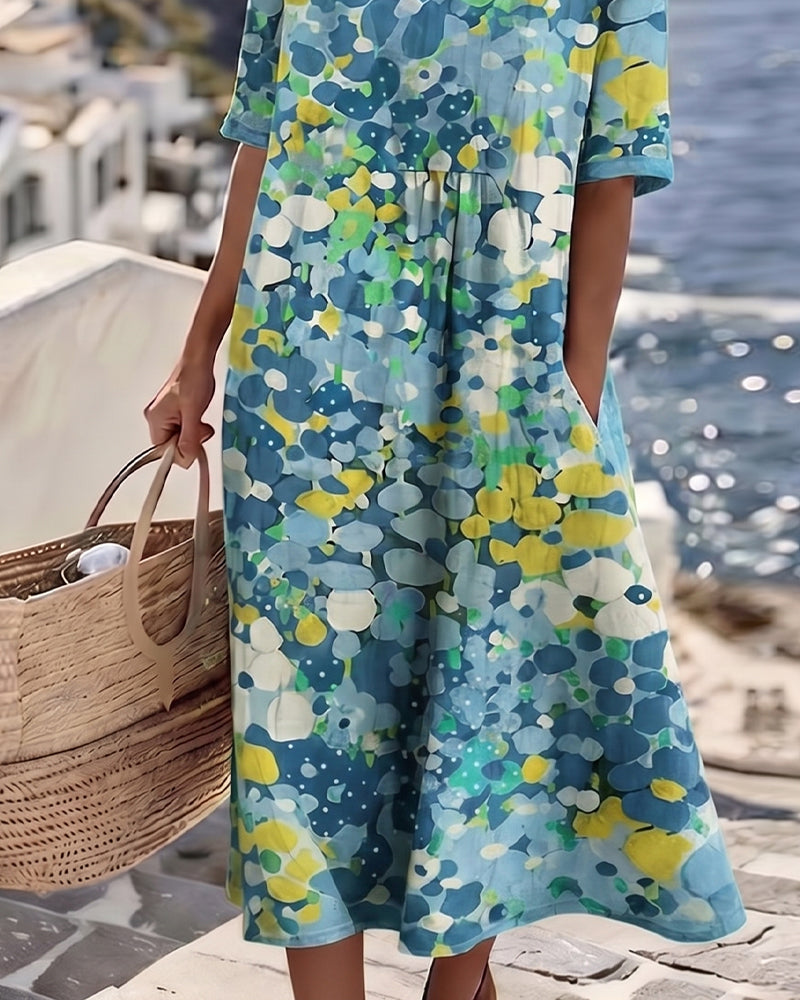 The Santorini Midi Dress