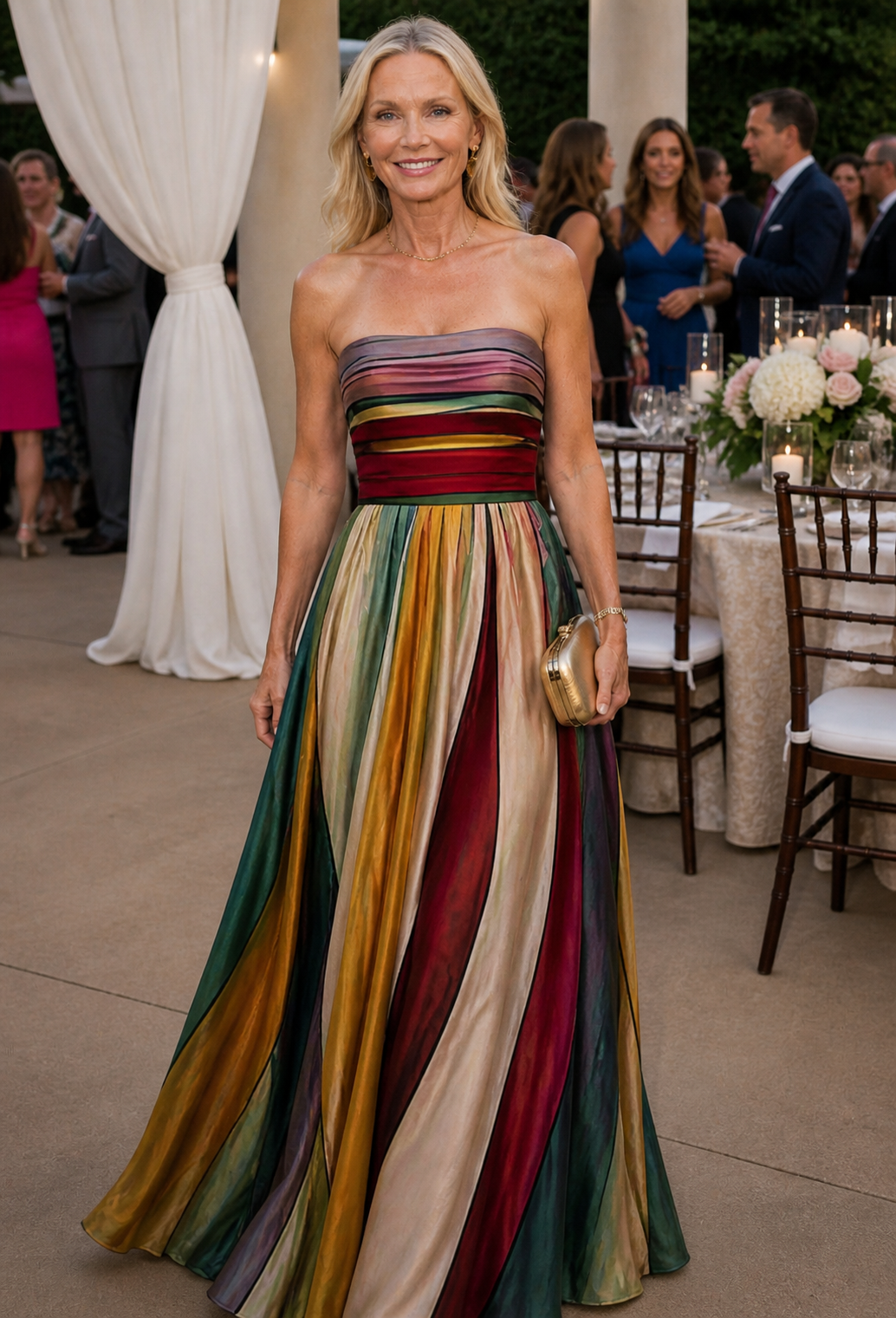 Talma  | Effortless Strapless A-Line Dress