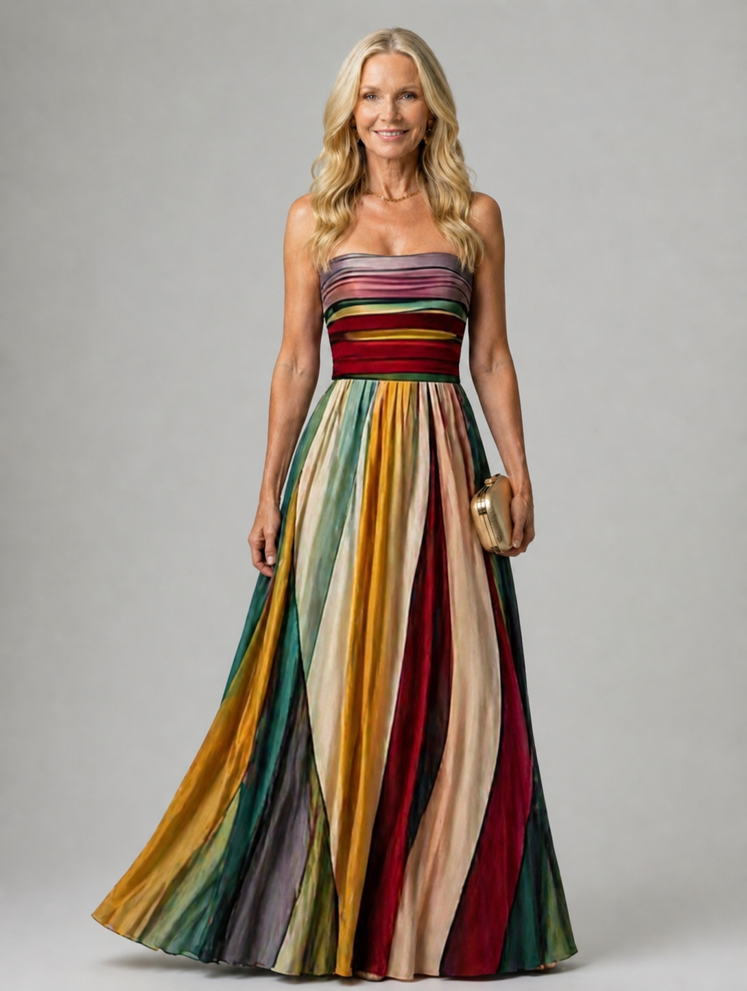 Talma  | Effortless Strapless A-Line Dress