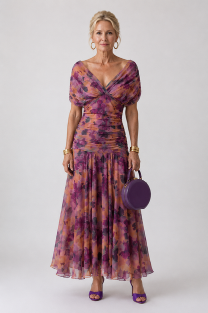 Celeste | Flow Midi Dress
