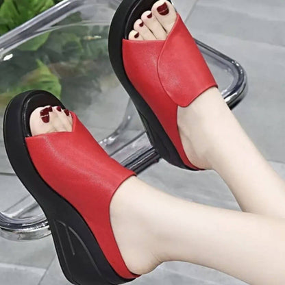 Eliza | Orthopaedic Slip-on Wedge Sandals