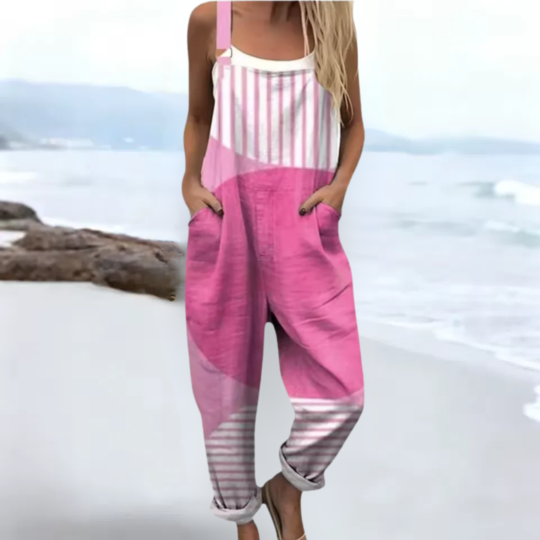 Rose Boho Overalls
