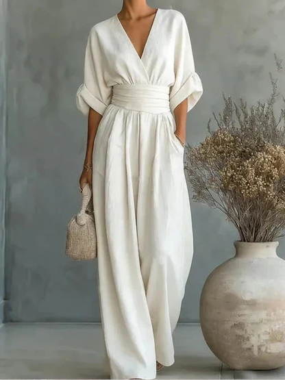 Chiara | Flowing Printed Jumpsuit