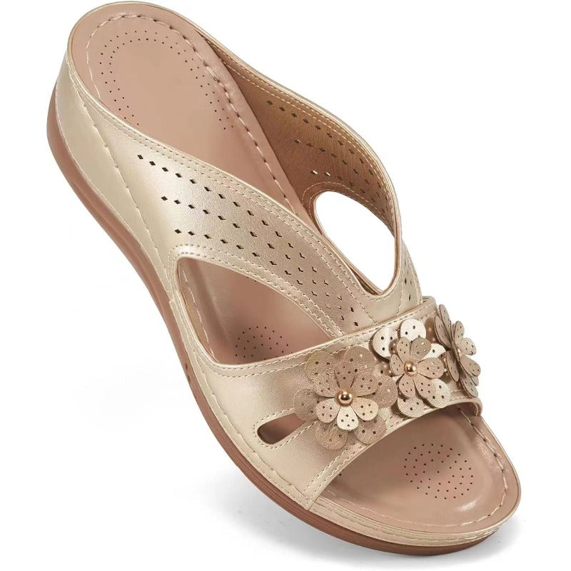 Diana™ Floral Wedge Sandals