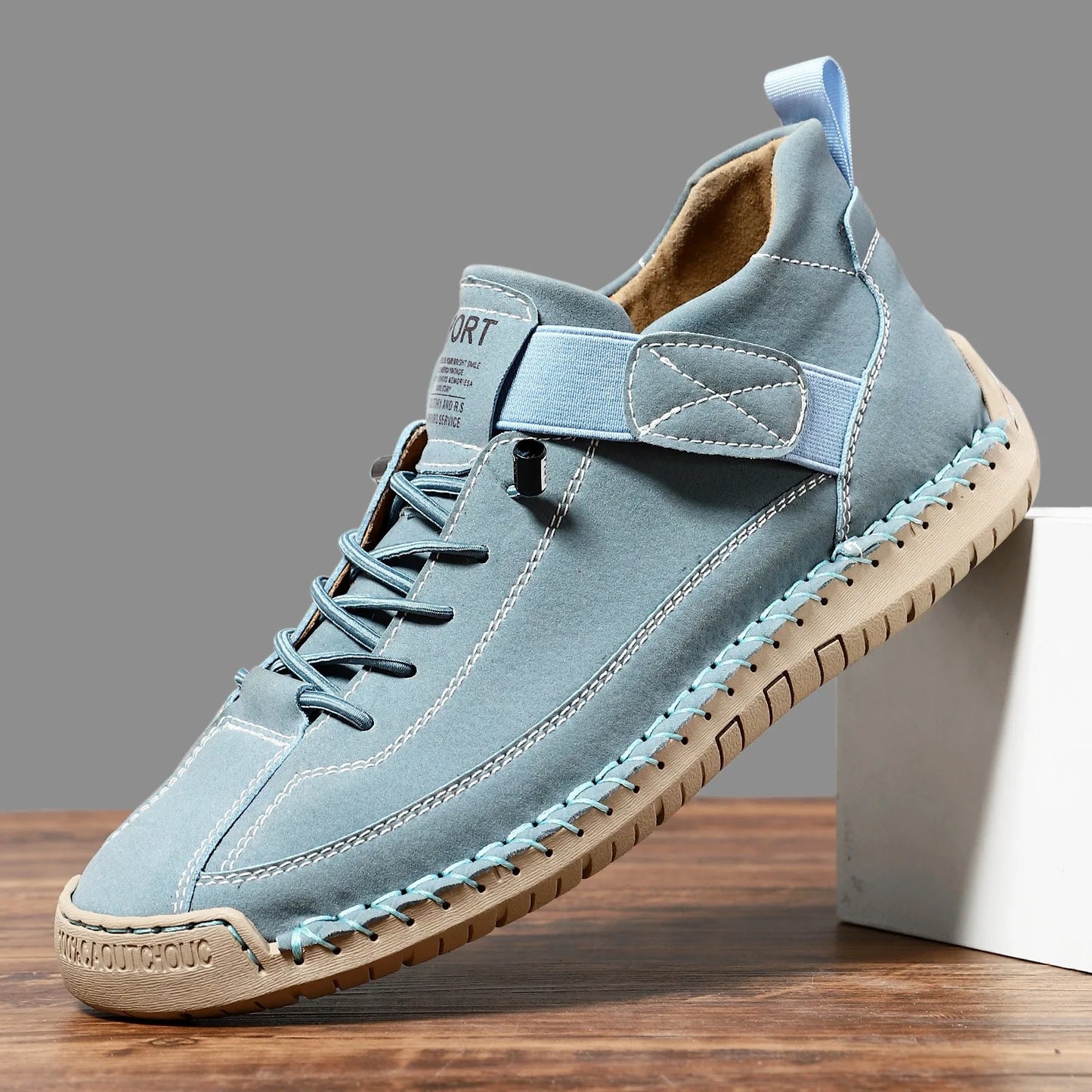Victoria™ – Hand‑Stitched Leather Slip‑On Loafers