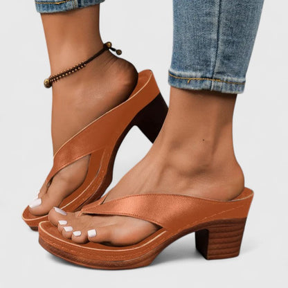 Orthopaedic Occasion Real Leather Heels
