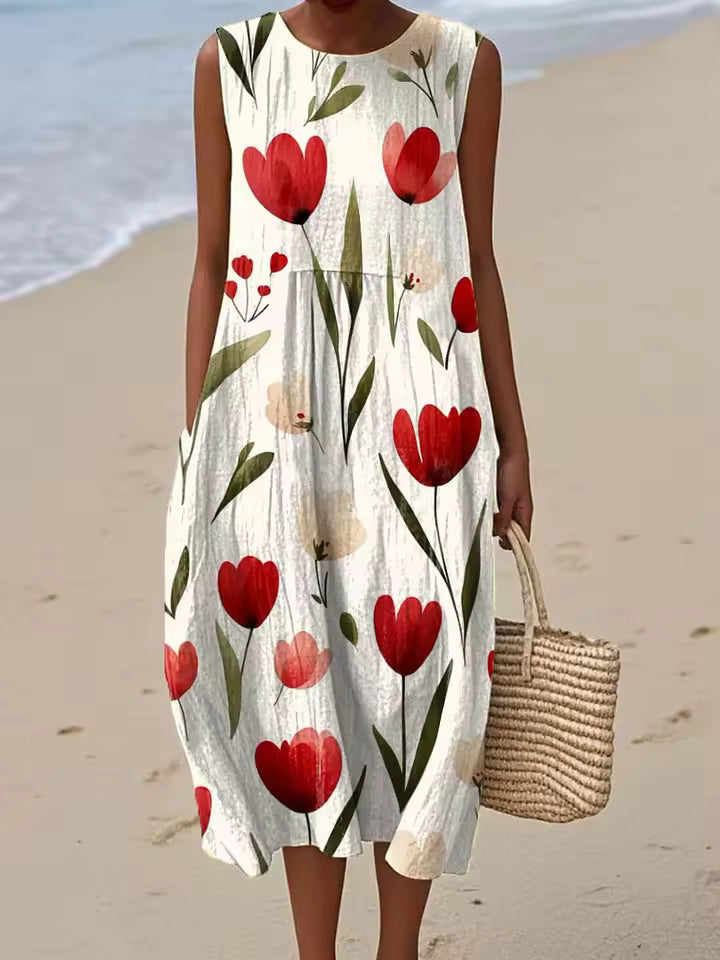 The Fleuriane Midi Dress