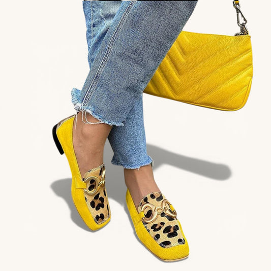 Stelle Animal Print Loafers