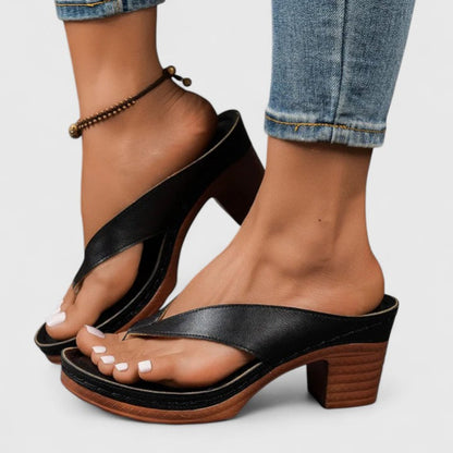 Orthopaedic Occasion Real Leather Heels