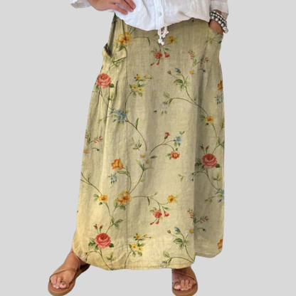 Lightweight Printed Skirt
