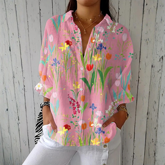 Clara™ | Spring Garden Blouse
