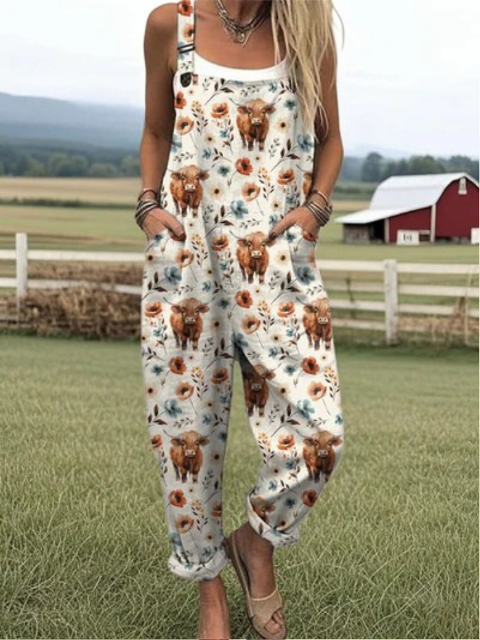 Victoria | Lightweight Vintage Jumpsuit