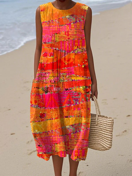 Vera | Sunset Midi Dress
