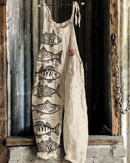 Solea | Lightweight artisan jumpsuit Sicily