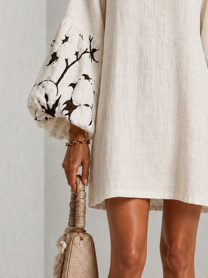 Waverly | Puff-Sleeve Floral Mini Dress