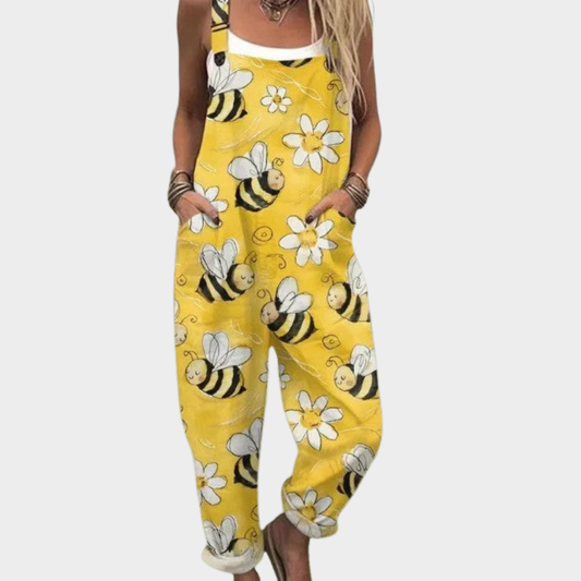 Bonnie - Comfortable Printed Dungarees