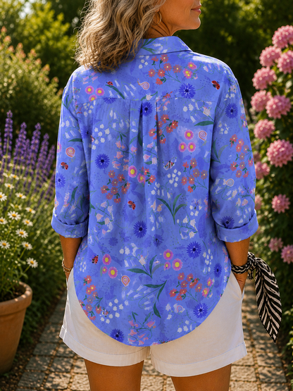 Felicia | Floral Garden Blouse